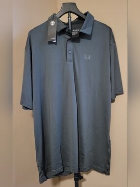 Under Armour Men's Playoff Polo in Dark Gray